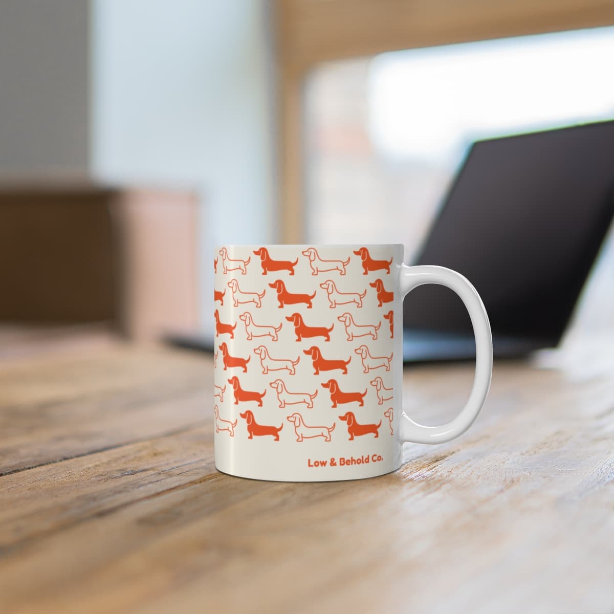 Dachshund Pattern Mug