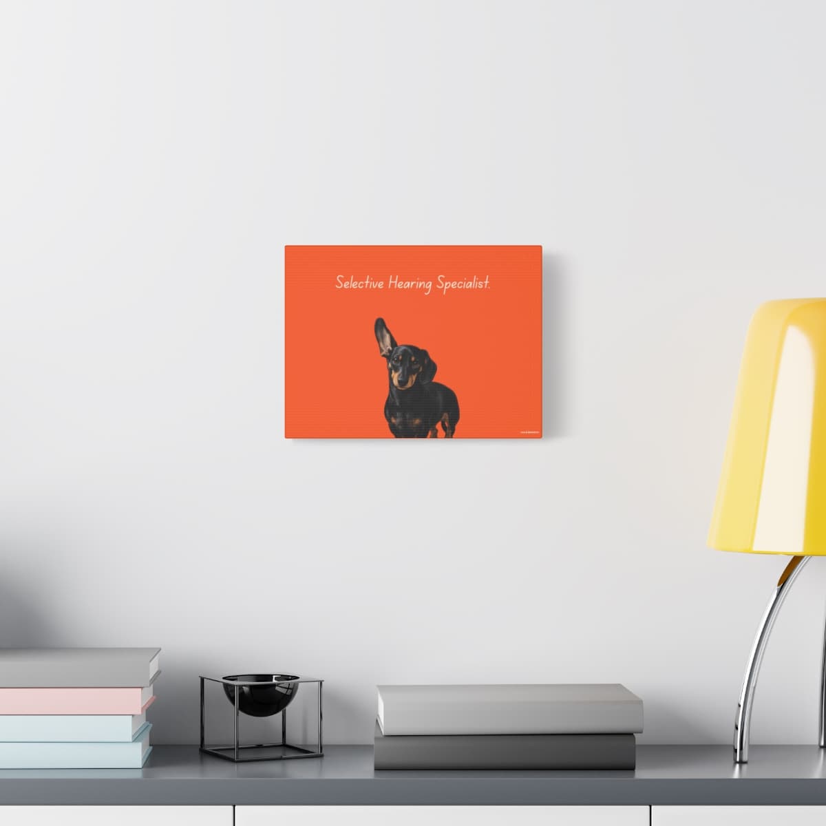 "Selective Hearing Specialist" Canvas