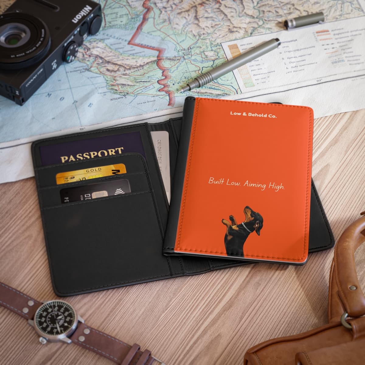 "Built Low, Aiming High" Passport Cover